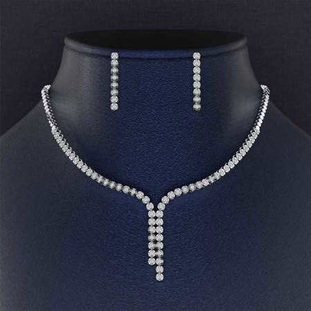 Tennis Luxury Line Jewelry Set
